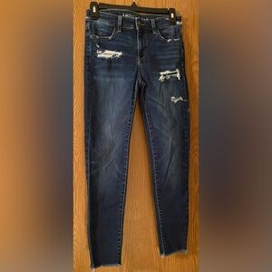 American Eagle Distressed Jeggings. Size 4 Short.